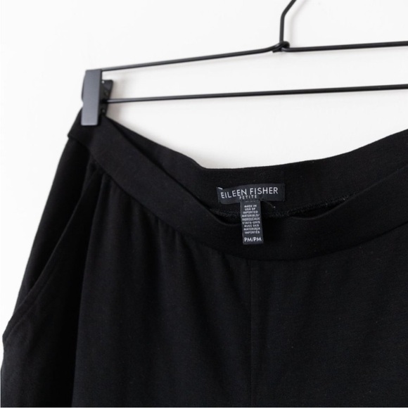 Eileen Fisher Tencel Stretch Lantern Ankle Pants black - Picture 7 of 10